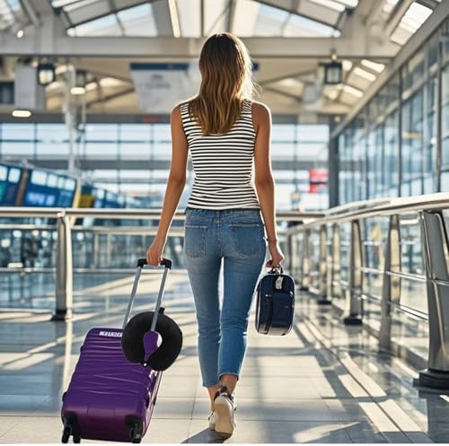FEIYAUMI Travel Neck Pillow Cover - Soft Washable and Stylish