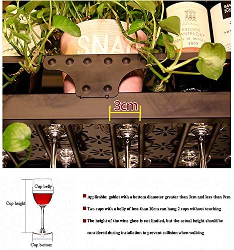 Adjustable Bronze Wine Rack with Guardrail