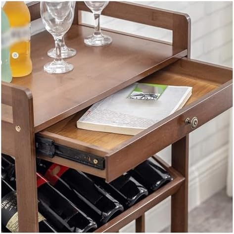 OXOAMP Freestanding Wine Rack with Wheels