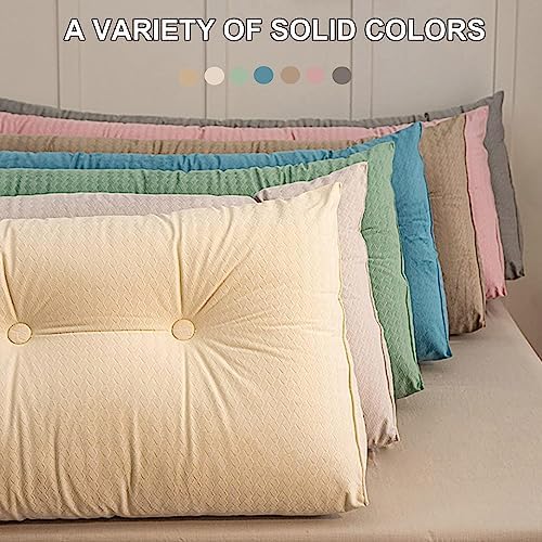 COZMAX Queen Size Reading Wedge Pillow - Green 150cm