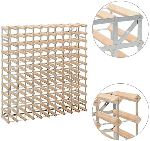 Aisifx 120 Bottle Wine Rack Solid Pine