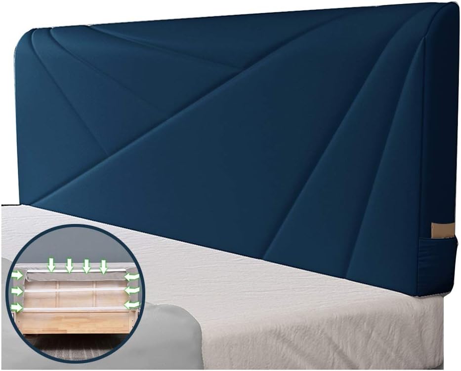 CHIAPERIni Headboard Backrest Cushion - Blue 90cm