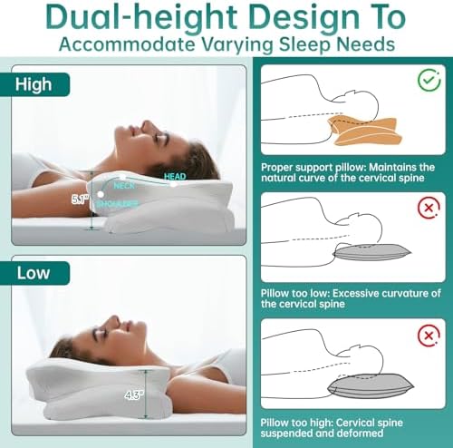 DreemCore Cervical Neck Pillow for Pain Relief