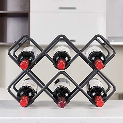 HHWKSJ Wine Rack - 8 Bottle Storage Rust-Proof Design