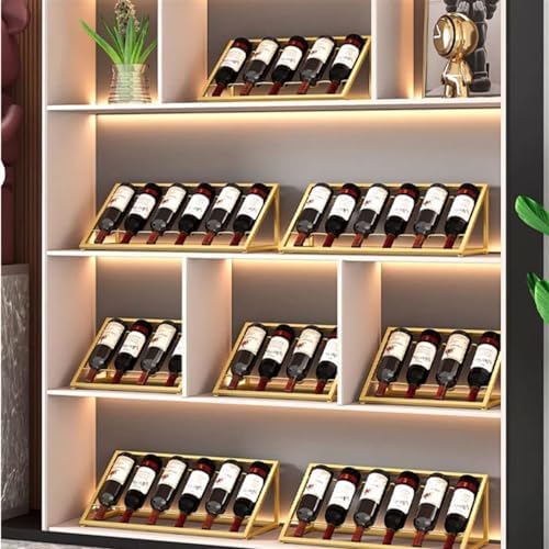 SONGCHAO Countertop Wine Rack Black