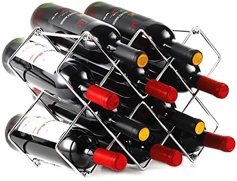ADOUS HOUSE 10 Bottle Wine Storage Stand Cabinet