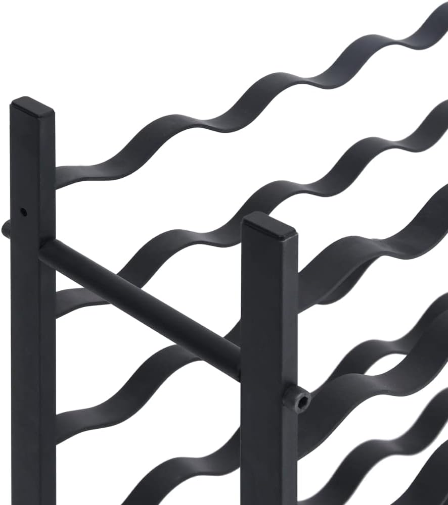 vidaXL Iron Wine Rack 96 Bottle Capacity