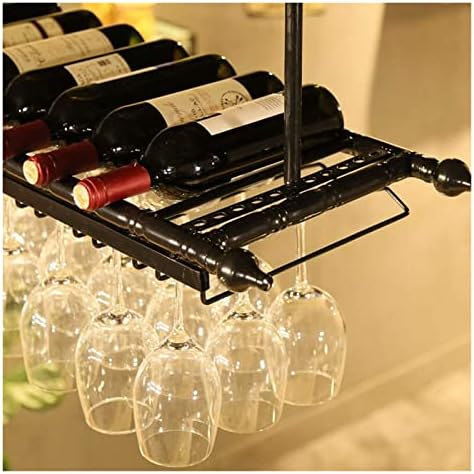 ALDEPO Wine Glass Holder Freestanding Folding Wooden Rack