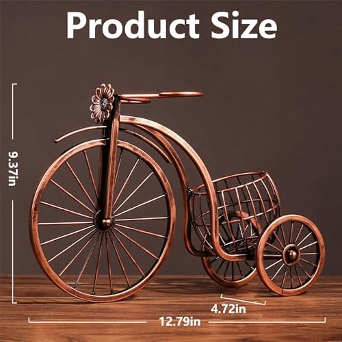 Bike Shaped Wine Bottle Holder Freestanding Countertop Wine Rack