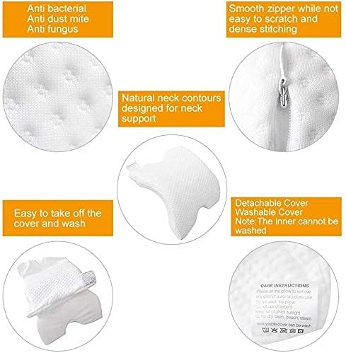 ALEVMOOM Cuddle Arm Pillow for Couples Ergonomic Neck Support Pillow
