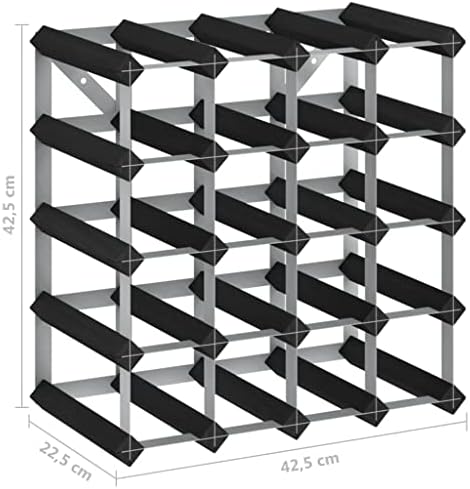 Bar Unit Storage Cabinet with 20 Bottle Wine Rack