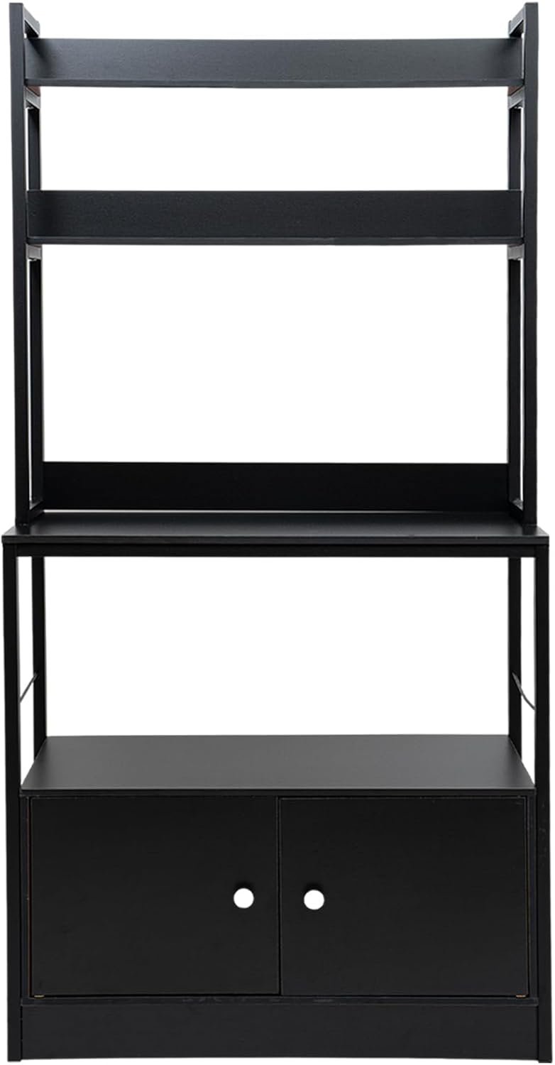 TFCFL 5-Tier Freestanding Wine Rack Black