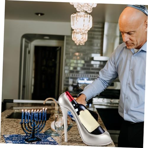 Garneck High Heel Wine Bottle Holder Tabletop Rack