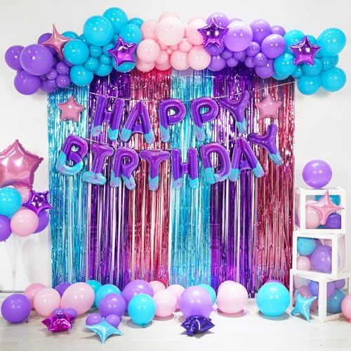 FANGBBO Spider Girl Birthday Balloons 1