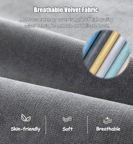 NEVKA Coconut Fiber Bed Gap Filler with Velvet Cover