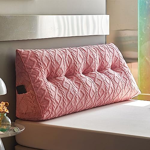 ZZYK Triangular Headboard Pillow with Removable Cover