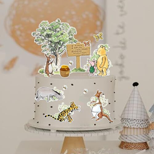 Winnie Cake Toppers 13pcs Baby Shower Decorations