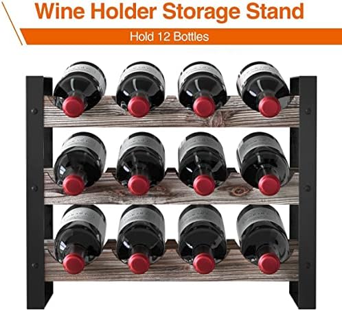 JACKCUBE Design 3 Tier Freestanding Wine Rack
