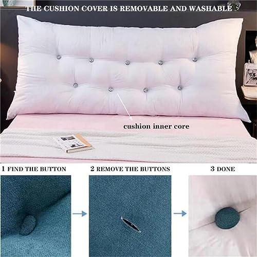 COZMAX Velvet Reading Wedge Pillow with Back Support