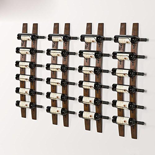 RONIXE Wall Mounted Wine Rack with 6 Bottles Storage