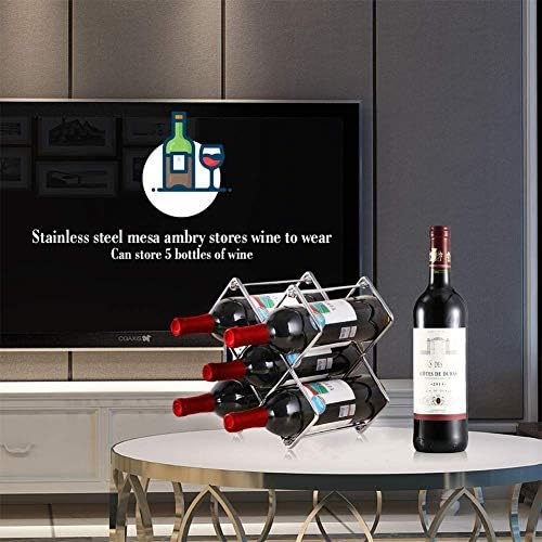 ADOUS HOUSE 10 Bottle Wine Storage Stand Cabinet