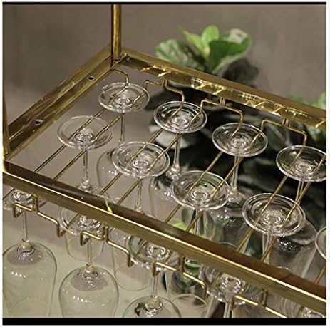 LASEVE Tabletop Wine Rack with Hanging Design