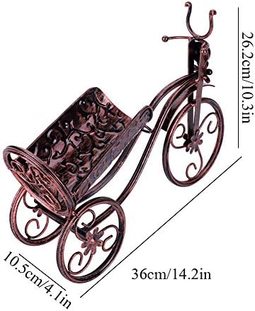 XPSSJMU Freestanding Tricycle Wine Rack