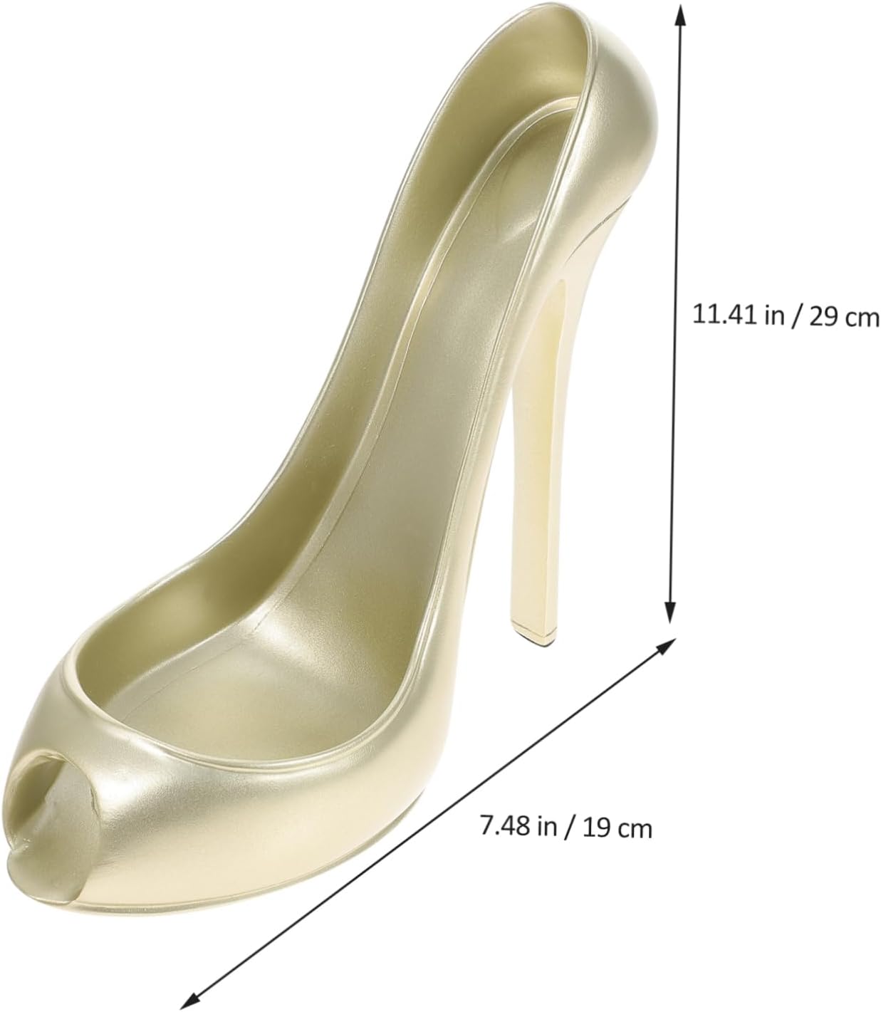 Garneck High Heel Wine Bottle Holder Tabletop Rack