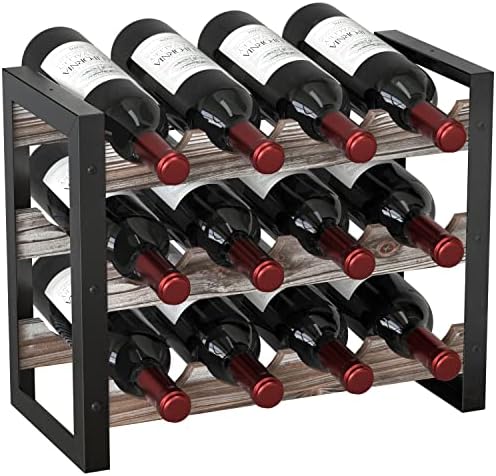 JACKCUBE Design 3 Tier Freestanding Wine Rack