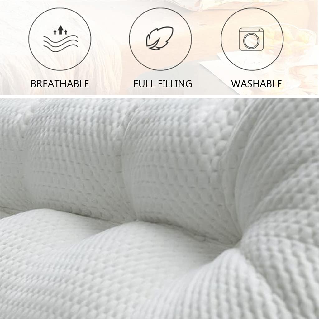 ZZYK Large Bolster Headboard Pillow with Removable Cover Light Blue 47inch