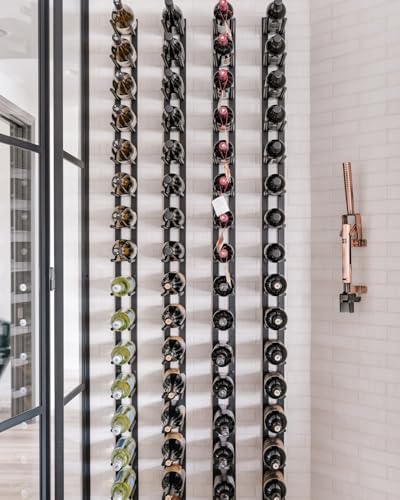 Ultra Wine Racks Wall Mounted Wine Rack - 3 Bottle Matte Black