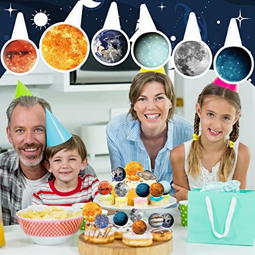Sabary 50 Pcs Space Cupcake Toppers Set 1