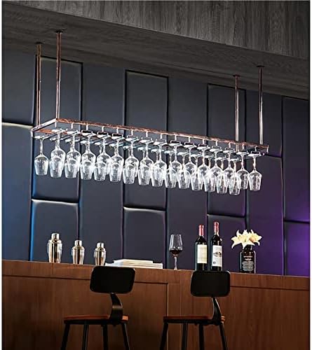 XONJEMU Adjustable Iron Ceiling Wine Rack