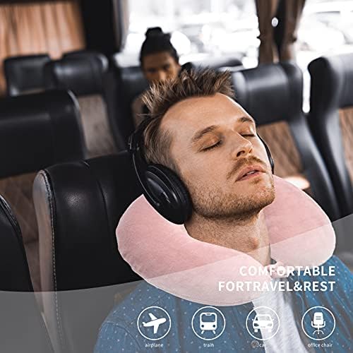 FEIYAUMI Travel Neck Pillow Cover - Zipper Design Soft Breathable