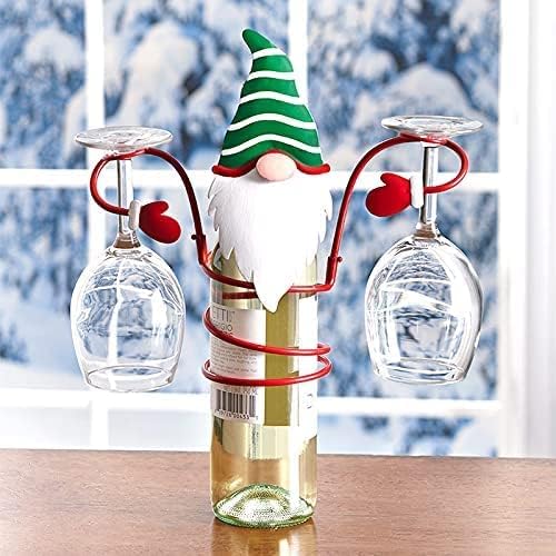 Decka Christmas Wine Glass Holder Freestanding Metal
