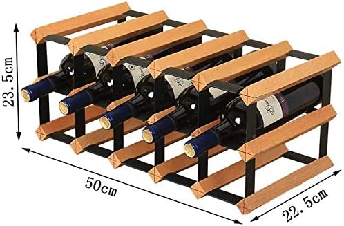 Free-Standing Multi-Layer Wine Rack for 15 Bottles