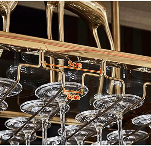 KOHARA Wall-Mounted Wine Rack with Goblet Holder