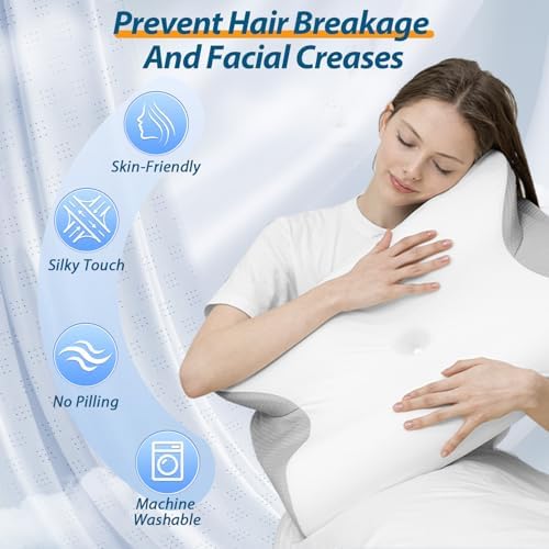 HOMCA Cervical Neck Pillow 2 in 1 for Neck Pain Relief