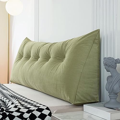 ZZYK Triangle Headboard Pillow Queen 59 Inches Green