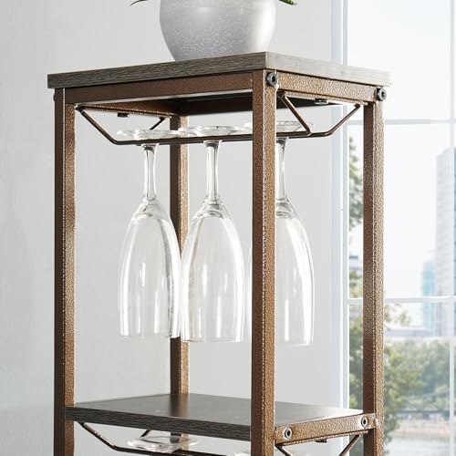 Industrial Wine Rack with 3 Layers for Home Kitchen Living Room