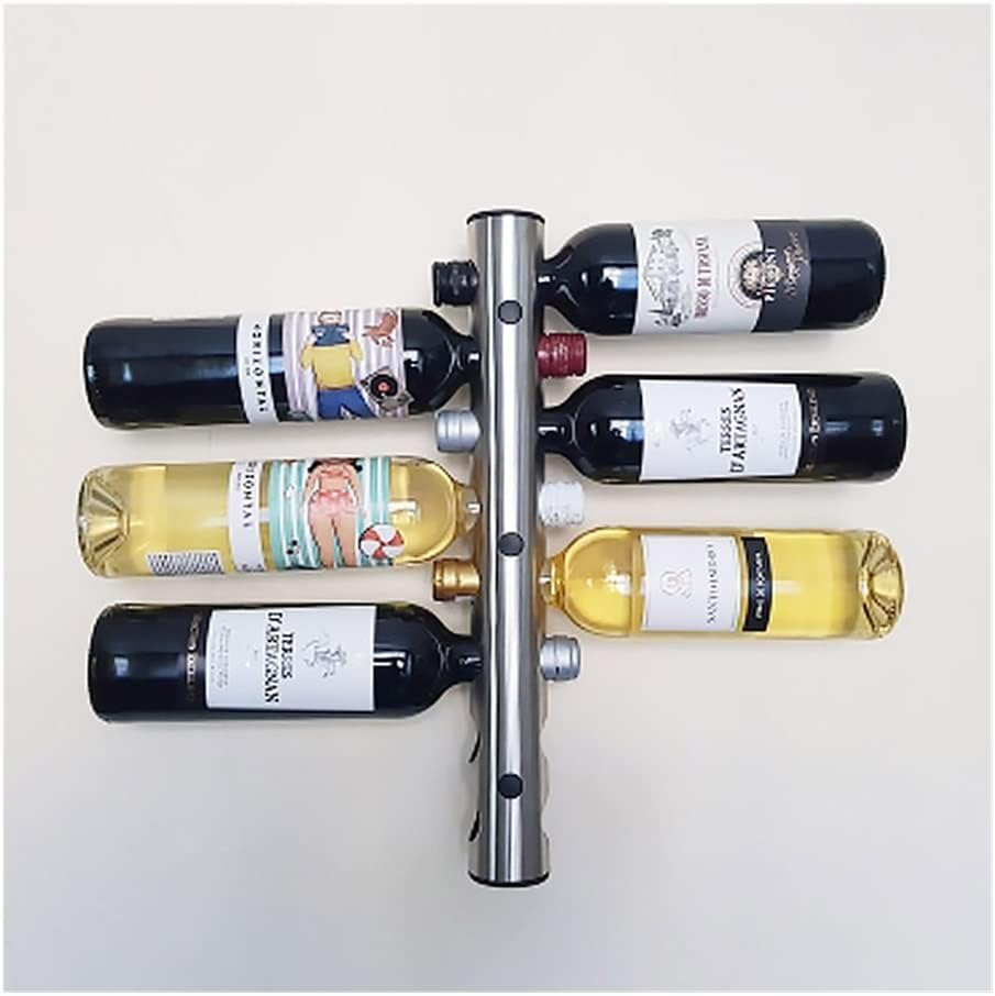 Stainless Steel Wall-Mounted Wine Rack 12 Bottles 1