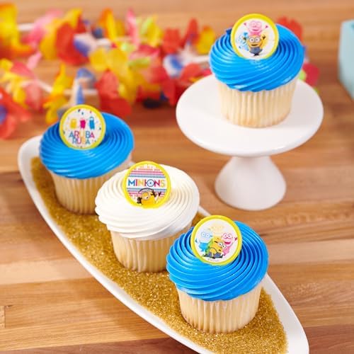 Despicable Me Minions Cupcake Rings 24 Pack