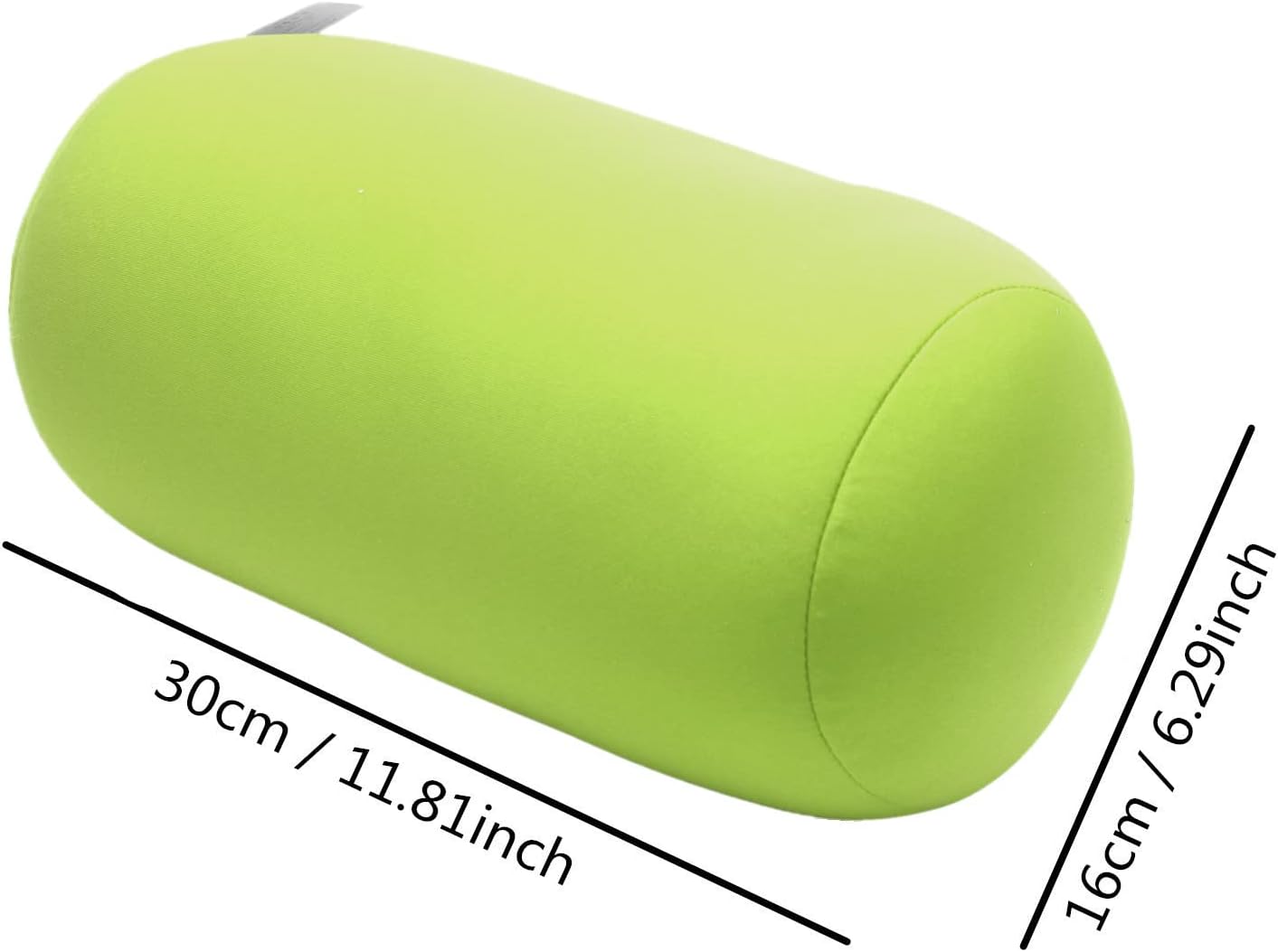 ASkinds 2Pcs Cylindrical Roll Pillow with Microbead Fill