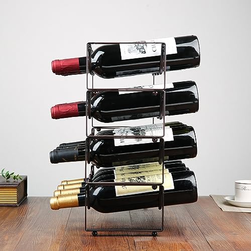 Zyqixluk Iron Stacking Wine Rack A2