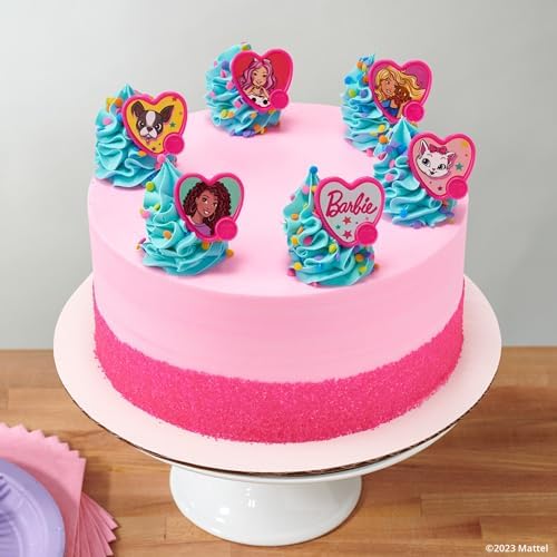 DecoPac Barbie Be The Future Cupcake Toppers - 24 Pack