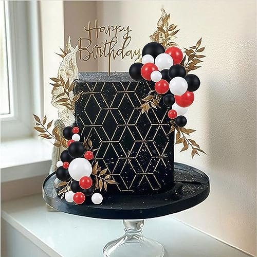 Gyufise 30Pcs Mini Balloon Cake Topper Decorations