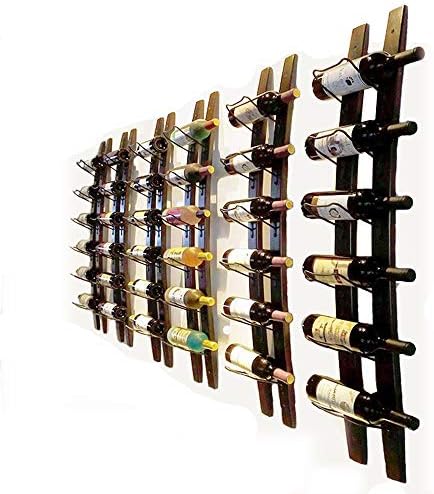 RONIXE Wall Mounted Wine Rack with 6 Bottles Storage