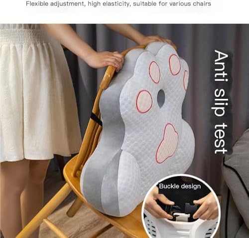 ZALCBHJ Comfort - Guaranteed Creative Paw Print Shaped Neck Pillow