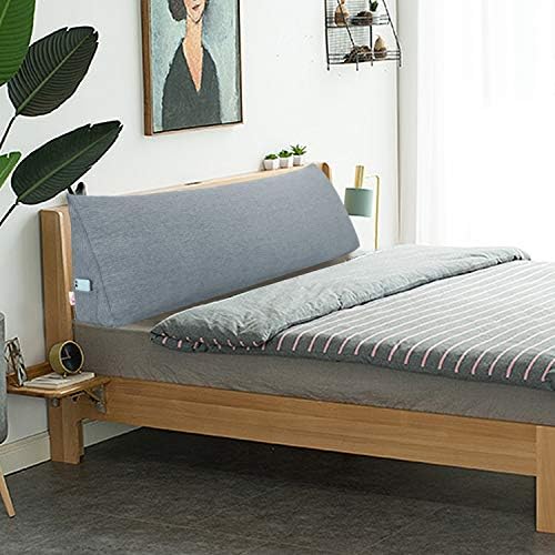 WOWMAX Reading Backrest Pillow No Button Grey Full