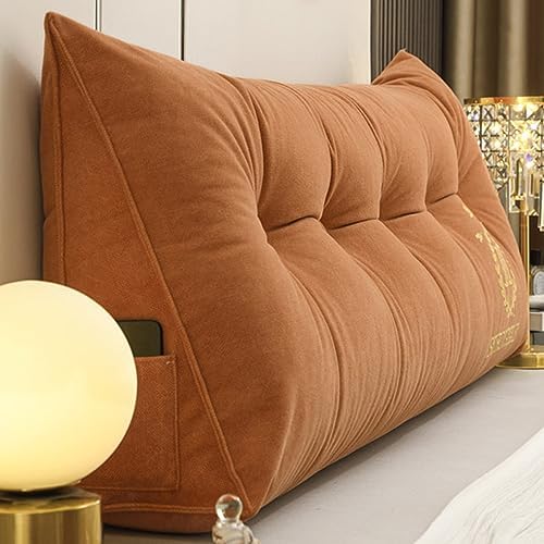 ZZYK Full Reading Pillows with Removable Cover Orange 50cm196 inches